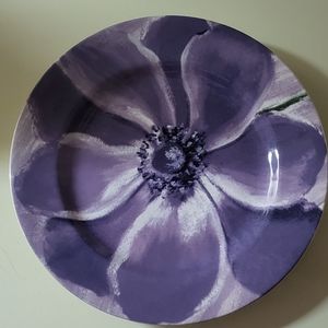 Set of 3 Pier 1 watercolor salad plates